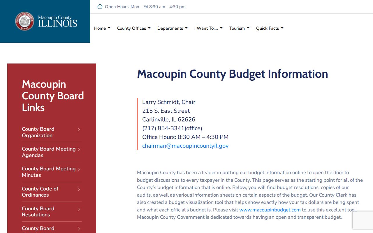 Macoupin County booking-record and FOIA access source