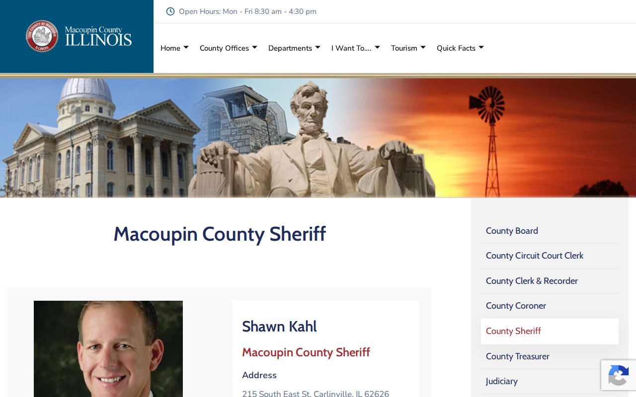 Macoupin County Sheriff and jail records source