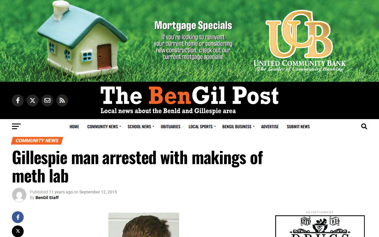 Macoupin County Gillespie arrest story with source attribution